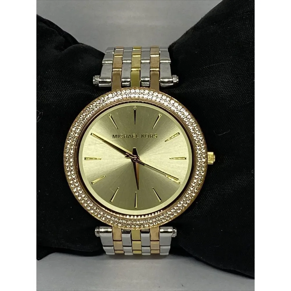 Michael Kors Darci MK3406 Womens Stainless Steel Analog Dial Quartz Watch VK407 - Picture 3 of 12